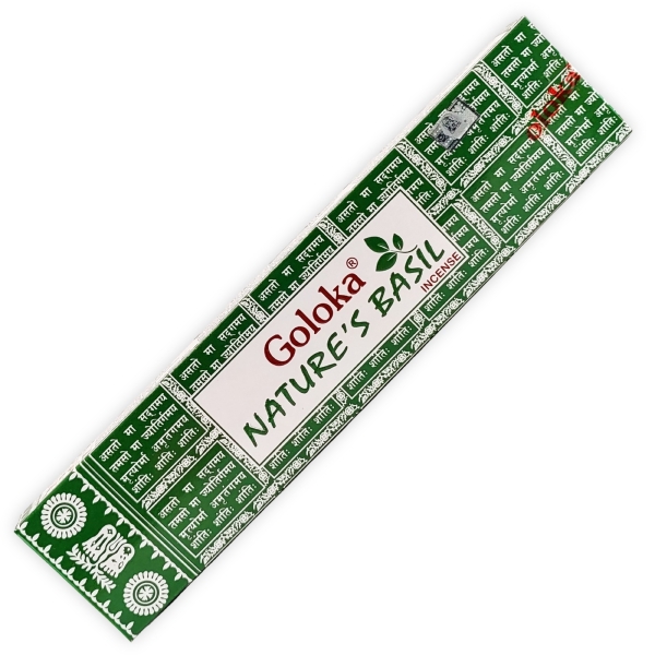 Goloka Nature´s Basil Räucherstäbchen Indien 15g 1